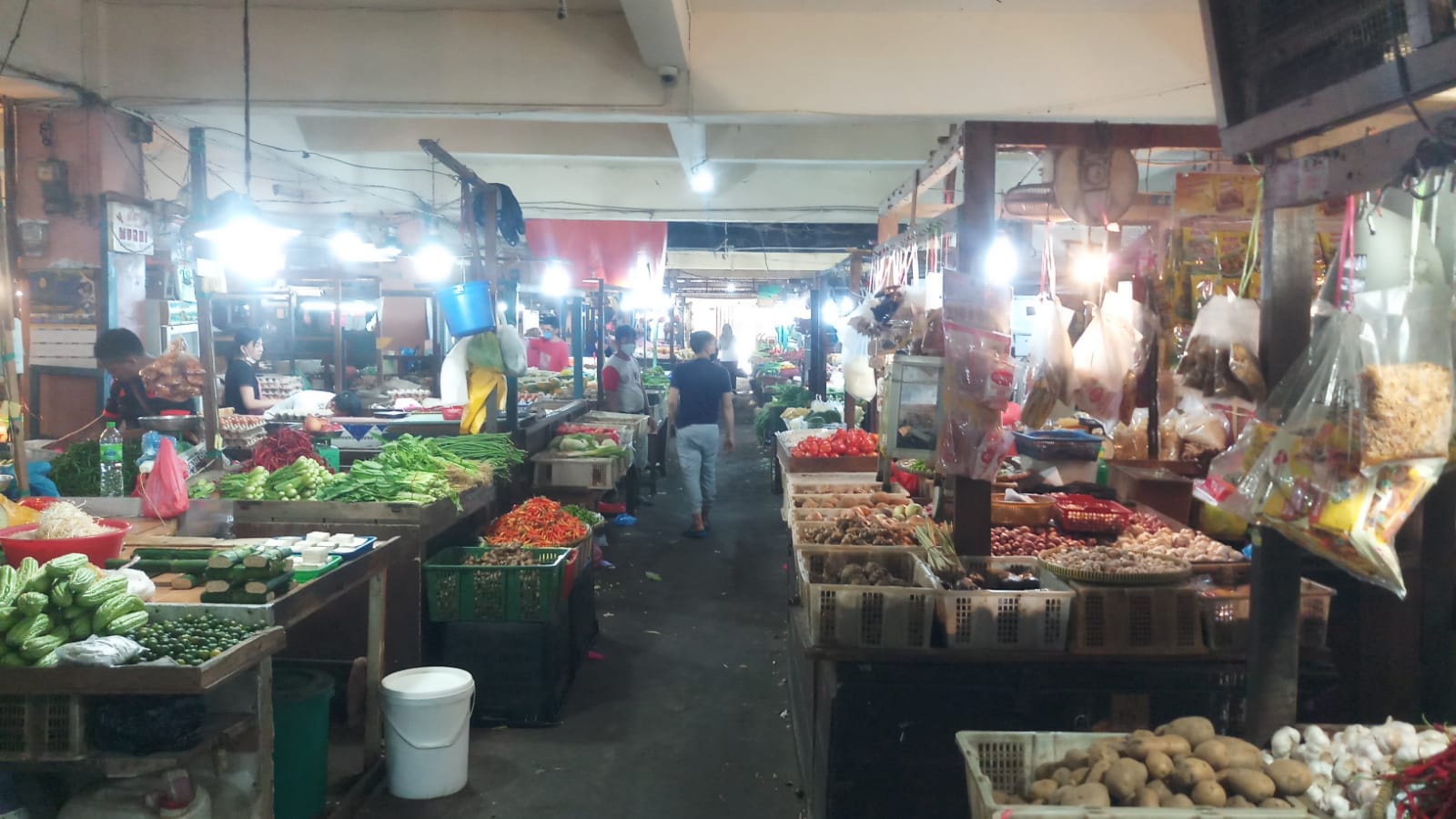 Suasana Pasar Bintan Centre Tanjungpinang. (ft dok lendoot)