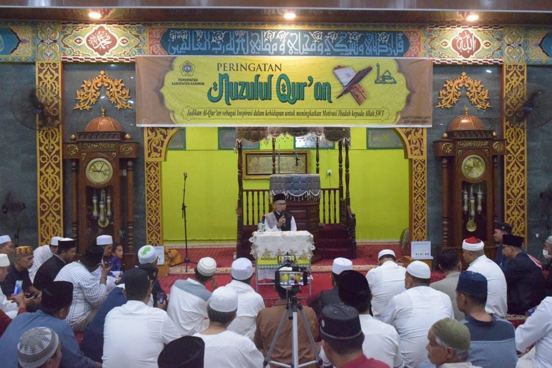 Pemkab Karimun Pusatkan Malam Nuzulul Quran di Masjid Baitul Karim