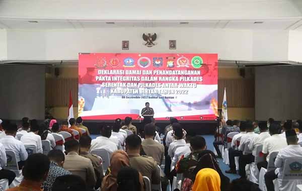 Plt Bupati Roby Kurniawan Berharap Pilkades se-Kabupaten Bintan Berjalan Demokratis