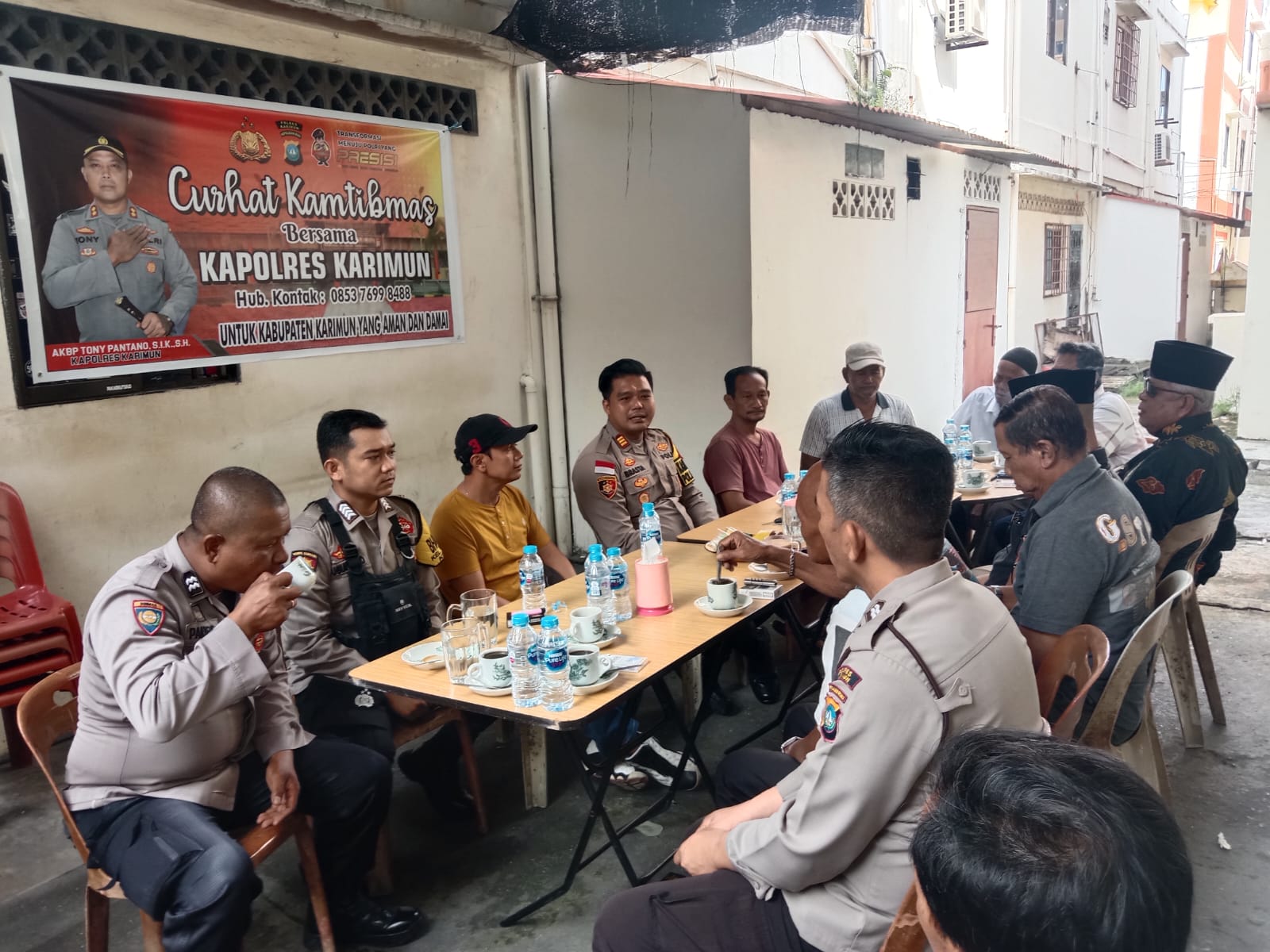 Jumat Curhat Kamtibmas Polsek Meral, Tukar Pikiran bersama Masyarakat Wujudkan Wilayah Aman dan Kondusif