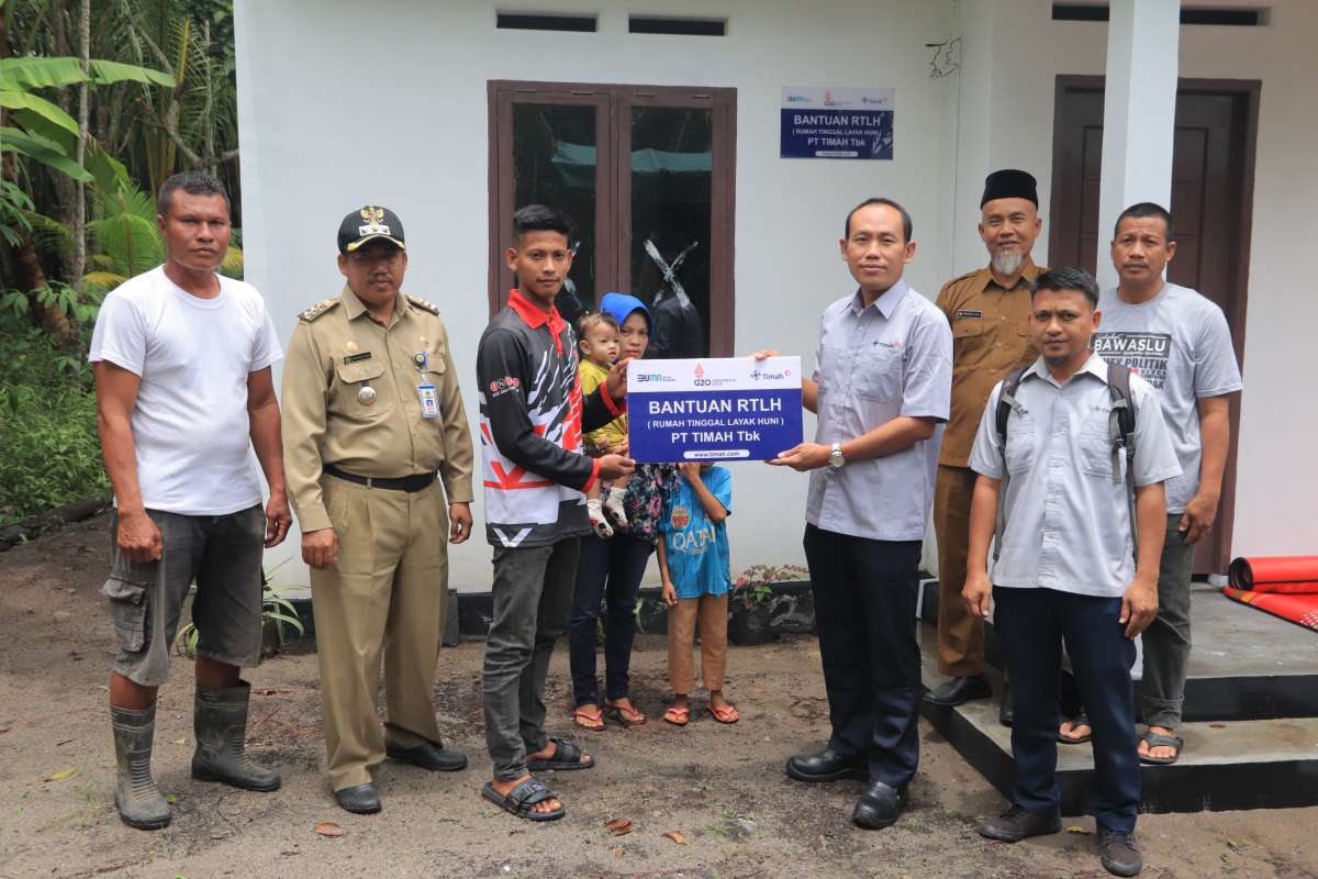 Sepanjang 2022, 14 Rumah di Bangka Belitung dan Kepri Terima Bantuan Bedah Rumah dari PT Timah Tbk