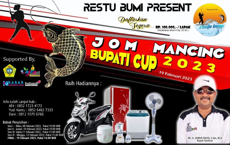 Restu Bumi Gelar Lomba Mancing Berhadiah Utama Sepeda Motor