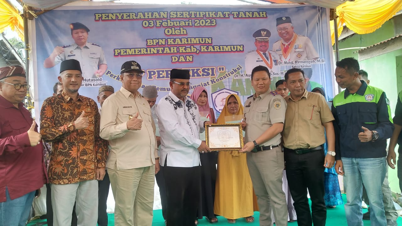 Kuota PTSL untuk Kabupaten Karimun Turun