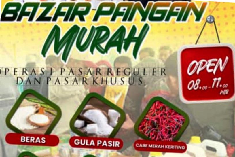 Ada Bazar Pangan Murah di Tiga Kecamatan di Pulau Karimun! Simak Lokasi dan Waktunya