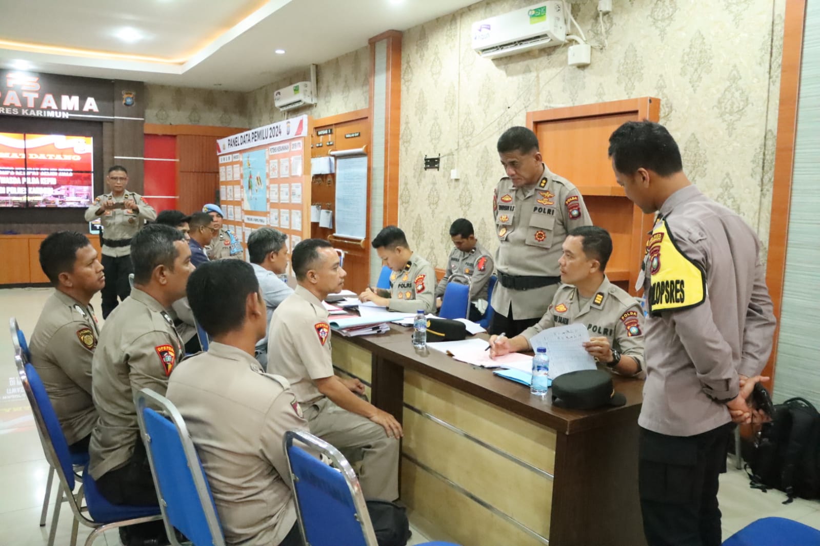 Timwas Polda Kepri Periksa Data dan Anggaran Ops Ketupat Seligi Polres Karimun