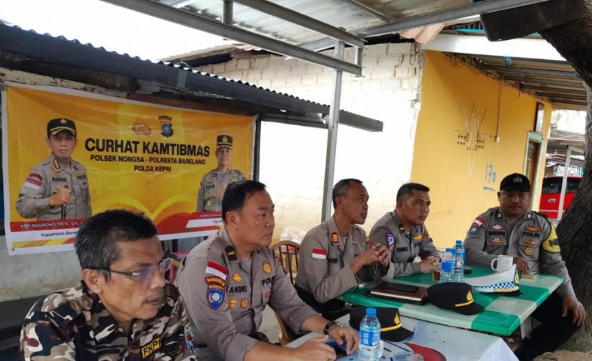 Sering Terjadi Curanmor, Warga Minta Polsek Nongsa Gencarkan Patroli di Jumat Curhat