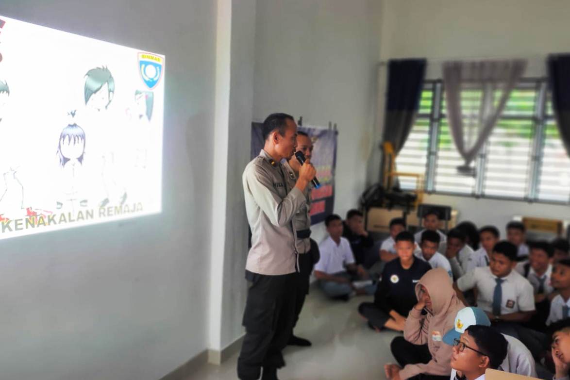 Polres Karimun Ajak Siswa Jauhi Narkoba, Seks Bebas dan Hindari Kenakalan Remaja