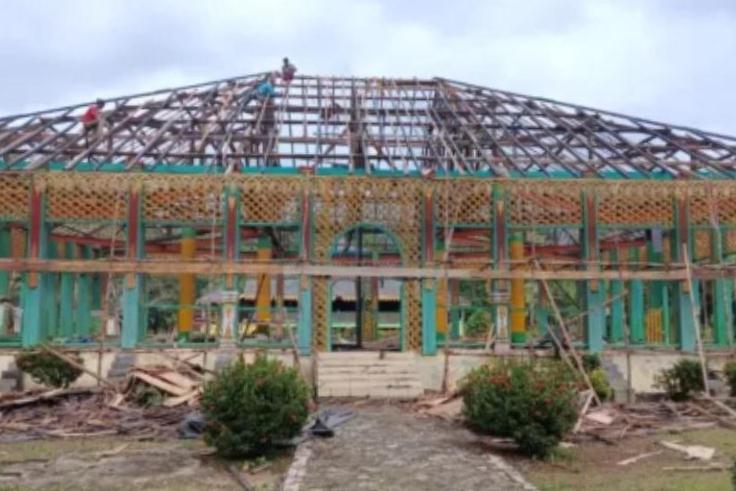 Demi Ikon Sejarah, Pemkab Lingga Prioritaskan Rehabilitasi Balairung Istana Damnah