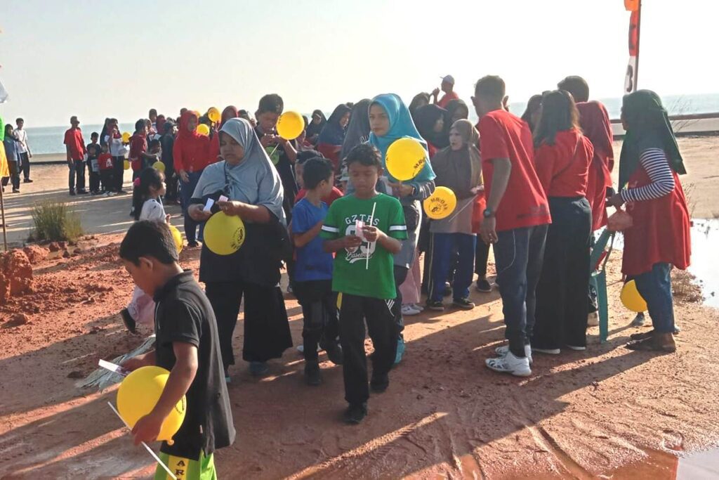 Suasana lomba yang digelar IPKB Tebing, pagi tadi. (ft yudi)