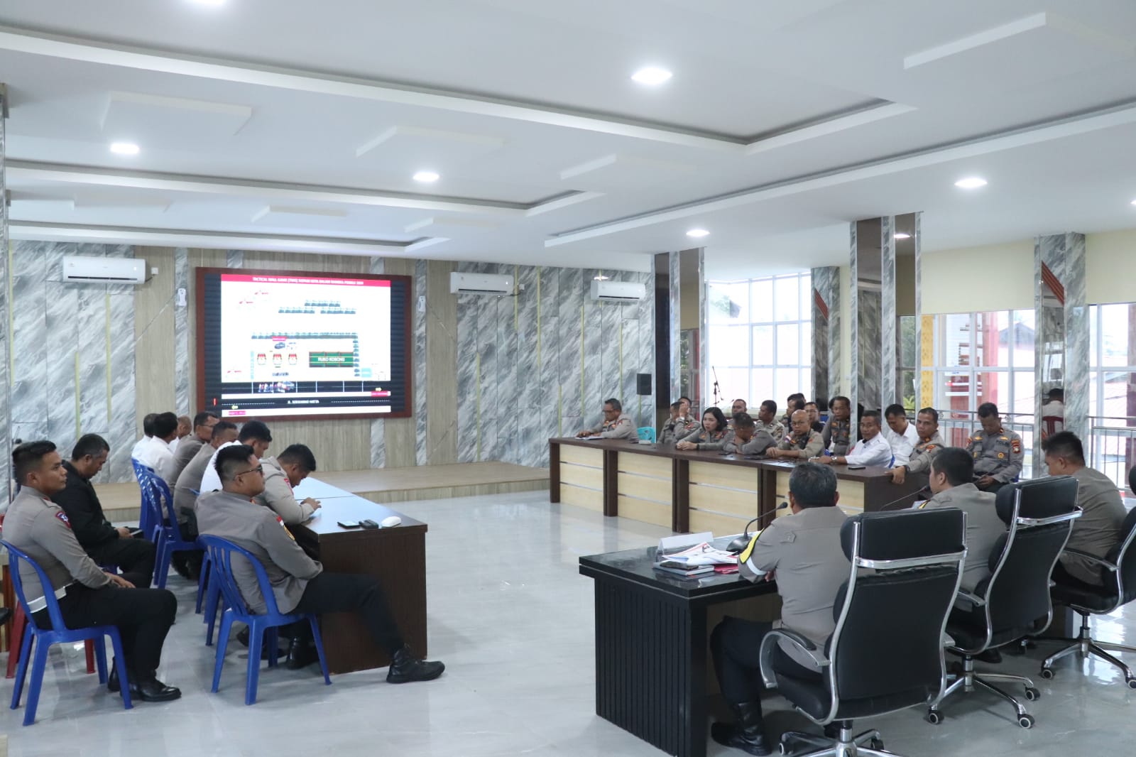 Kegiatan TWG di Mapolres Karimun, kemarin. (ft humaspolres)