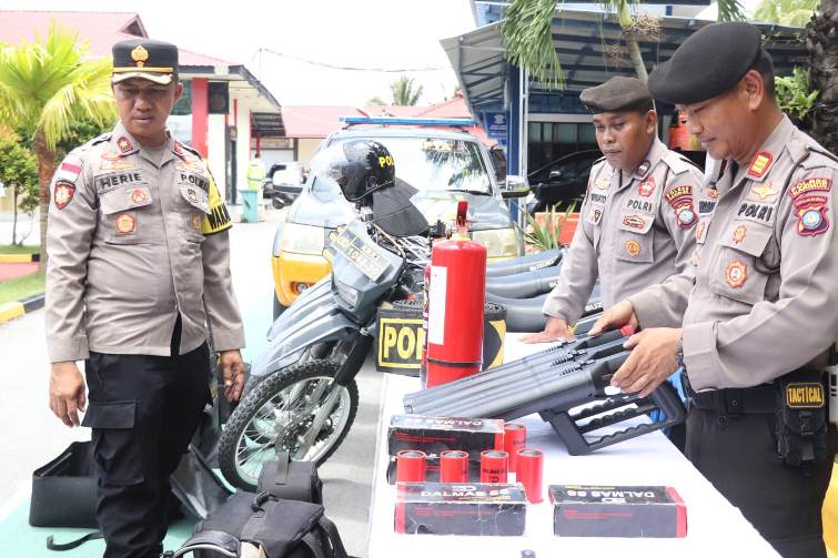 Polres Karimun Cek Alsus untuk Kesiapan Sispam Kota