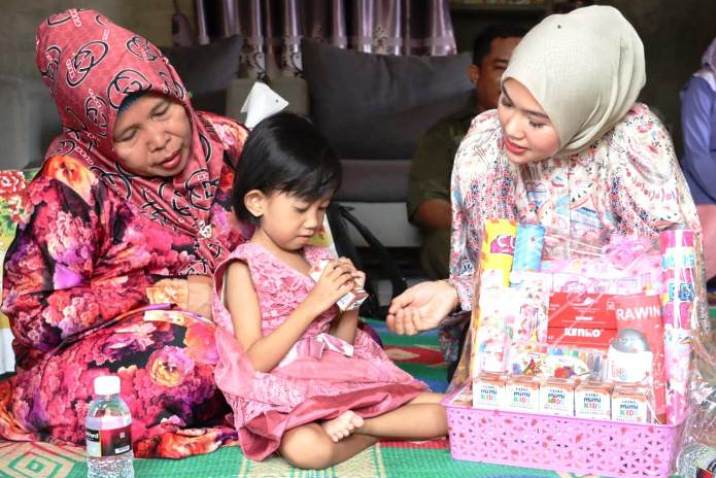 Sempat Terlantar, Ketua PKK Bintan Hafizha Upayakan Masa Depan Sisfa Terurus