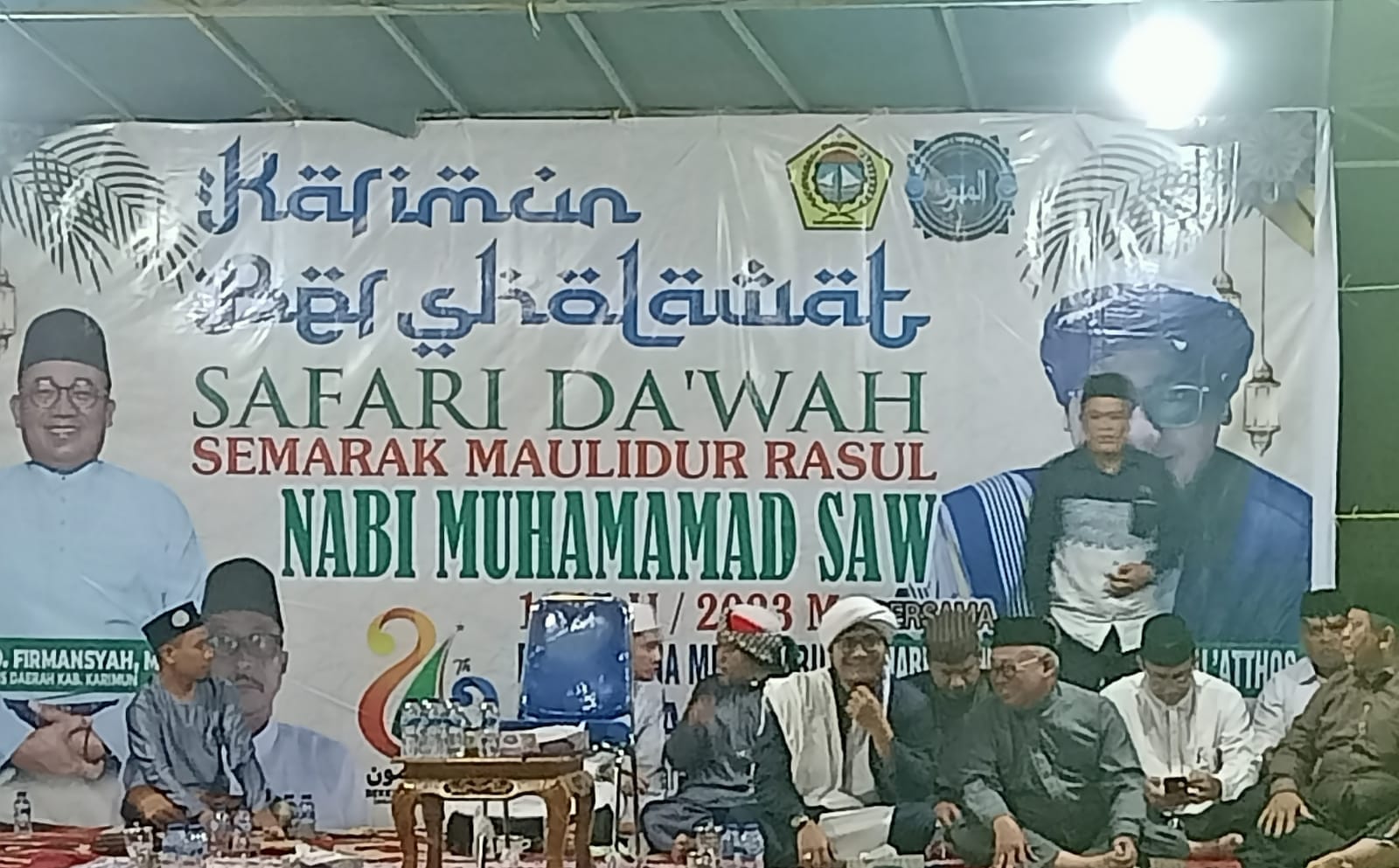 Sekdakab Karimun M Firmansyah Sertai Habib Alwi saat Safari Dakwah di Sebele
