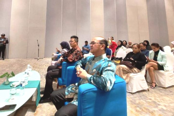 Sesi Padanan Niaga Program Pelancongan Kesihatan Negeri Melaka Sempena Tahun Melawat Melaka 2024 di Batam, belum lama ini. (ft disbudparbatam)