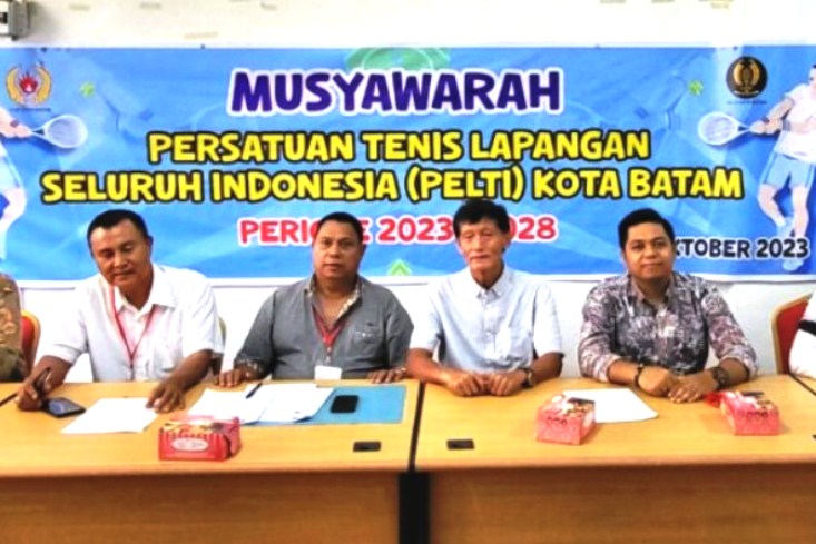 Toto Sumito Pimpin Pelti Kota Batam 2023-2028 secara Aklamasi