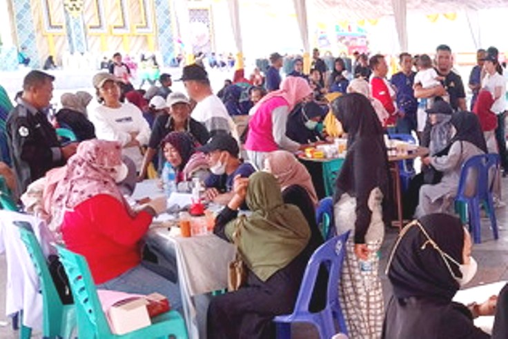 Masyarakat Antusias Sambut Layanan Pemeriksaan dan Pengobatan Gratis di Coastal Area
