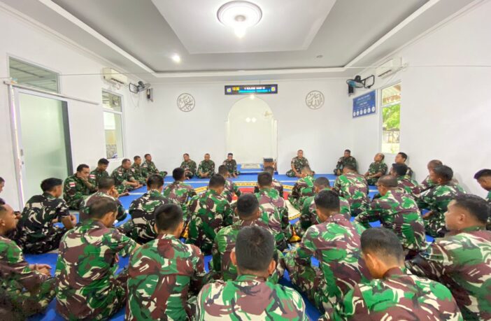 Prajurit Lanal Ranai Gelar Doa Bersama Jelang Hari Dharma Samudera 2024