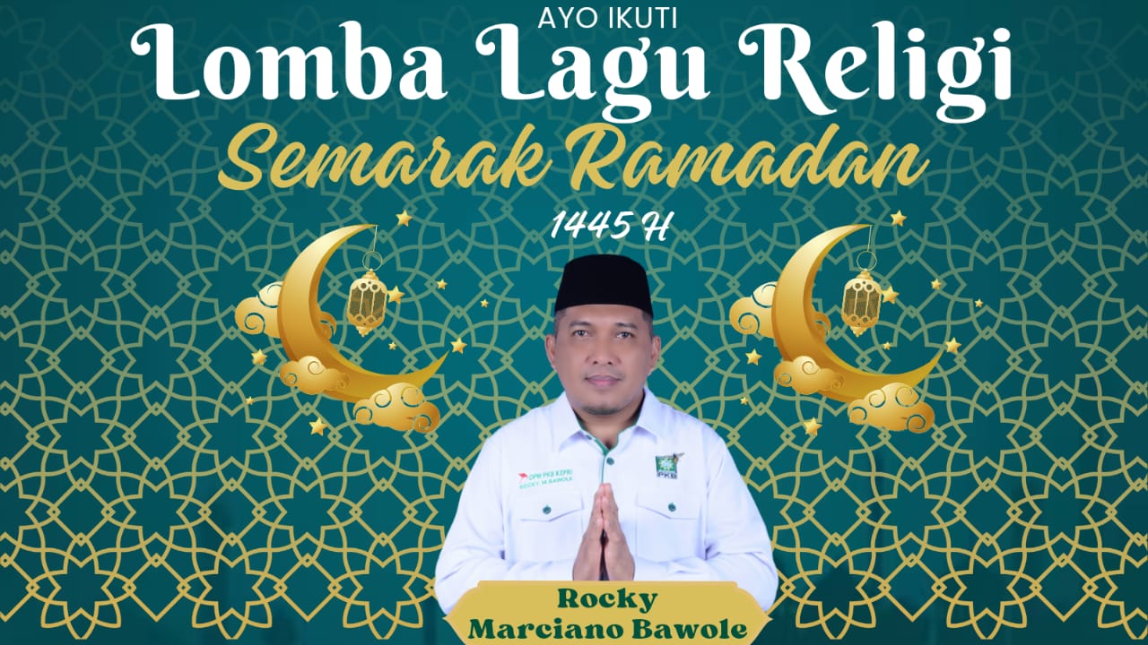 Rocky Marciano Bawole Gelar Lomba Lagu Religi Semarak Ramadan