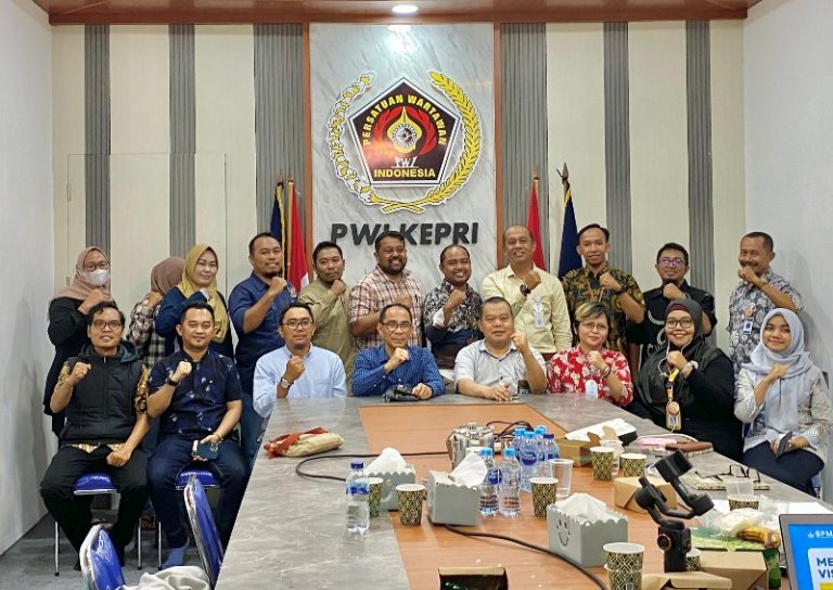 Persatuan Wartawan Indonesia (PWI) Kepri menerima kunjungan silaturahmi Balai Penjaminan Mutu Pendidikan (BPMP) Provinsi Kepri, siang kemarin. (ft pwikepri)