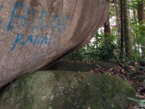 Dinpar Natuna Sayangkan Pengunjung Corat-coret Bebatuan di Kawasan Geosite Geopark