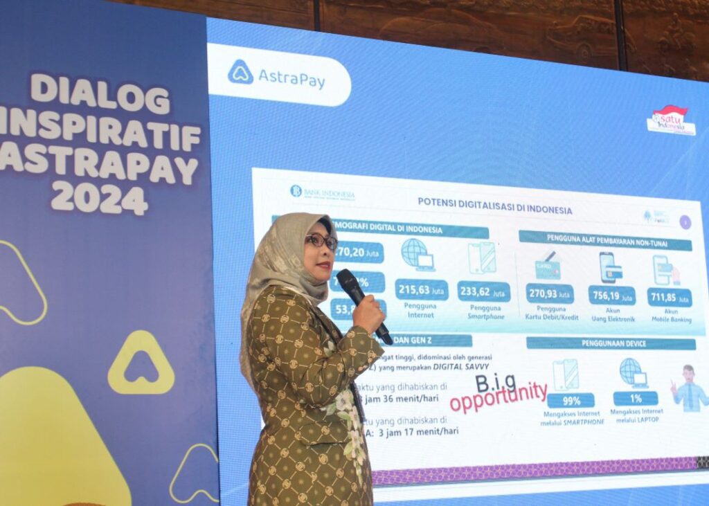 Dialog inspiratif keuangan digital yang digelar astrapay, tadi malam. (ft astrapay)