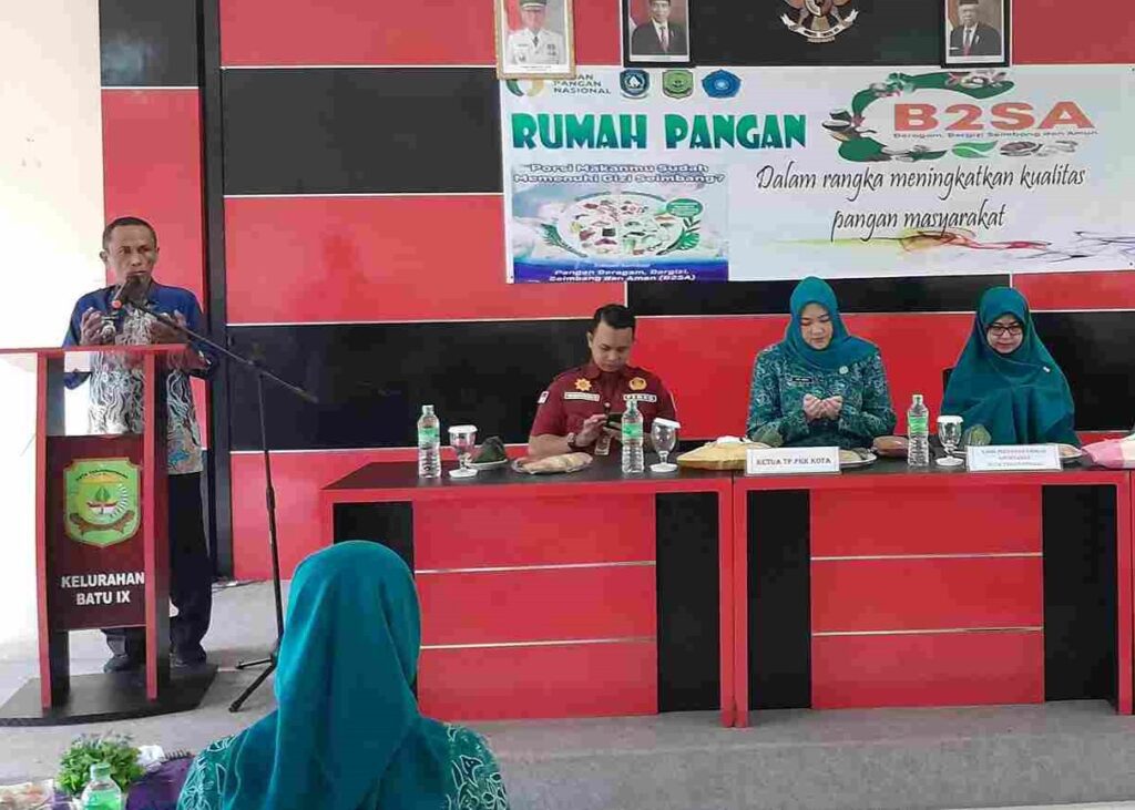 Peresmian Rumah Pangan di Tanjungpinang, pagi tadi. (ft kominfotjpinang)