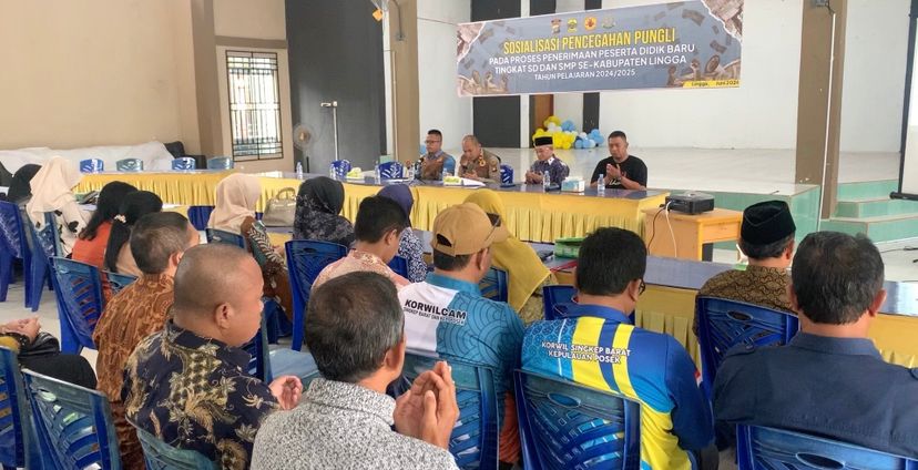 Tim Satgas Saber Pungli Lingga Gencar Sosialisasikan Pencegahan Pungli pada PPDB