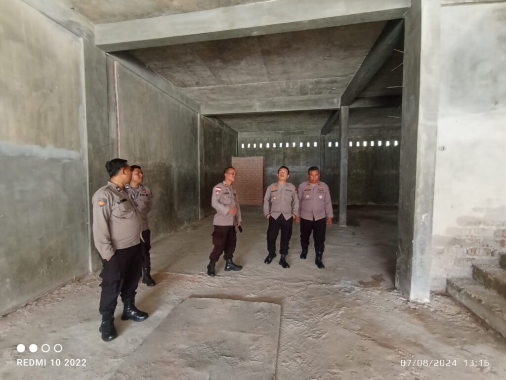 Tim Polda Kepri saat mengecek kesiapan Pilkada 2024 di Karimun, pagi tadi. (ft humaspolres)