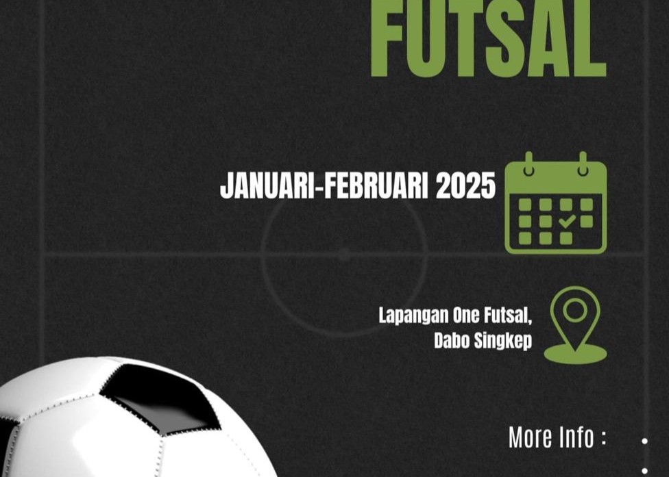 Flyer Futsal di Lingga. (ft