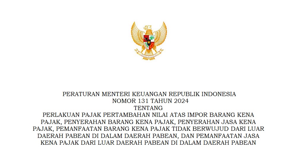 Foto PMK 131. (ft infopublik)