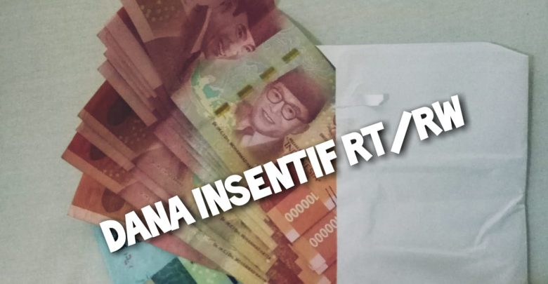 Ilustrasi dana insentif RT dan RW. (ft bpkad)