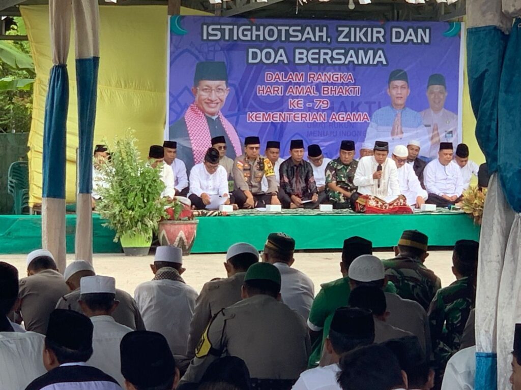 Kegiatan HAB ke-79 Kementerian Agama di Natuna, kemarin. (ft kominfonatuna)