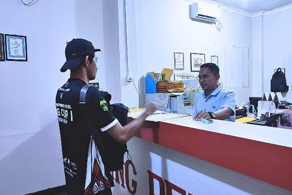 Layanan SKCK di Polres Lingga, foto pagi tadi. (ft abdulgafar)