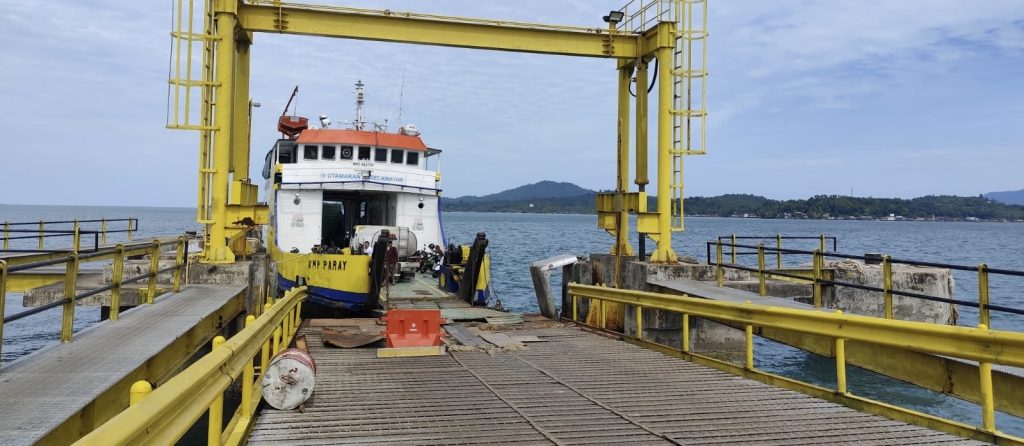 Pelabuhan RoRo Jagoh Lingga. (ft wandy)