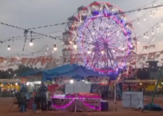 Suasana pasar malam saat sore hari di Coastal Area, foto diambil beberapa waktu lalu. (ft msaimi)