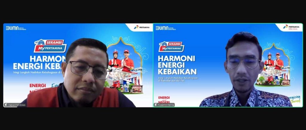 Pertamina Patra Niaga Sumbagut saat Press Conference Kesiapan Satgas RAFI 2025 secara daring, Kamis (20/3)/2025.) (ft patraniaga)