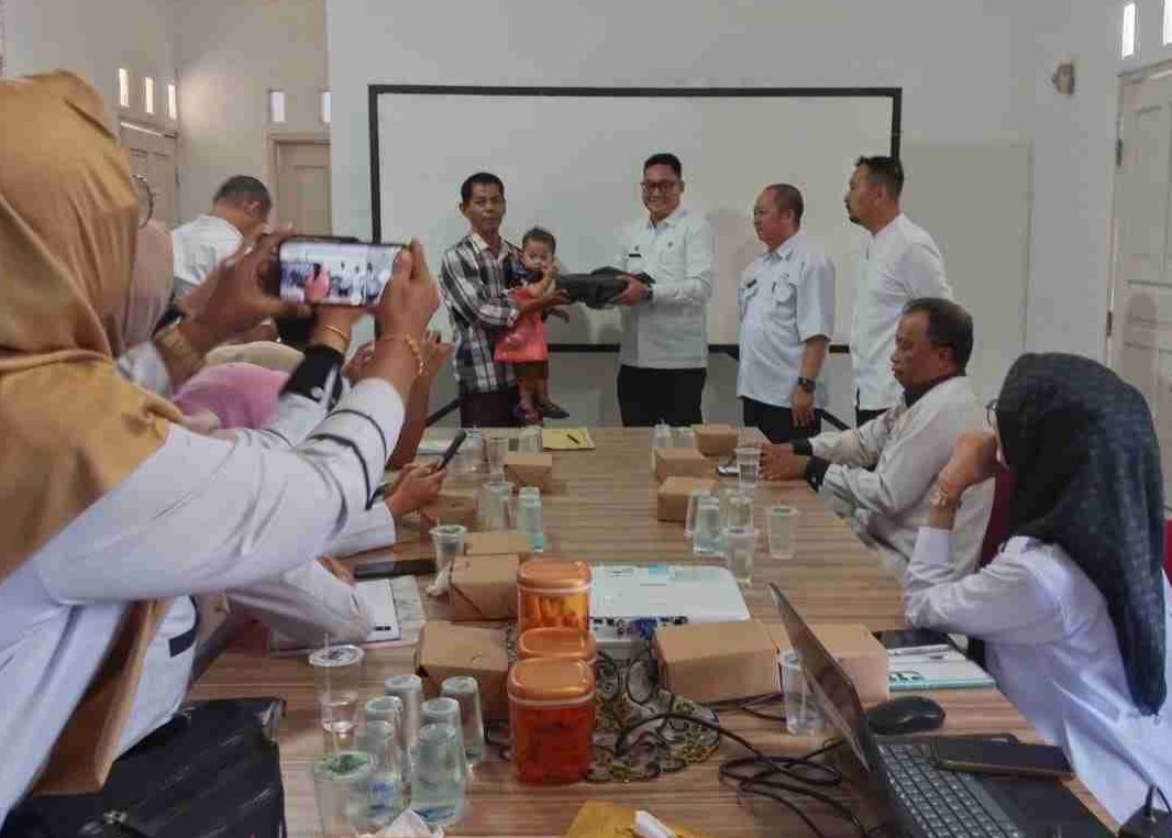 Dinkes PPKB Tanjungpinang bersama camat se-Kota Tanjungpinang saat menggelar Lokmin tingkat kecamatan, pagi tadi,. (ft kominmfo)