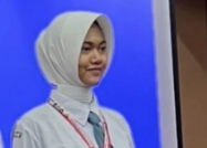 Zahwa Nuriatul Rohmah, Wakili Lingga Terpilih Seleksi Paskibraka Nasional. (ft instagramsmansasingkep)