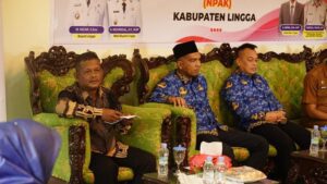 Penandatanganan Akta Koperasi Merah Putih di Kabupaten Lingga, kemarin. (ft andy)