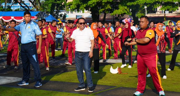 Wakil Bupati Hadiri Puncak HUT Bhayangkara ke-79 di Natuna, Wujud Sinergi Polri dan Pemda