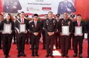 Bupati hadiri Upacara HUT Bhayangkara