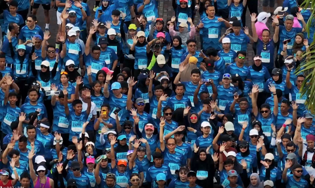 Para peserta Mandiri Bintan Marathon tahun lalu. (ft bintanmarathon)