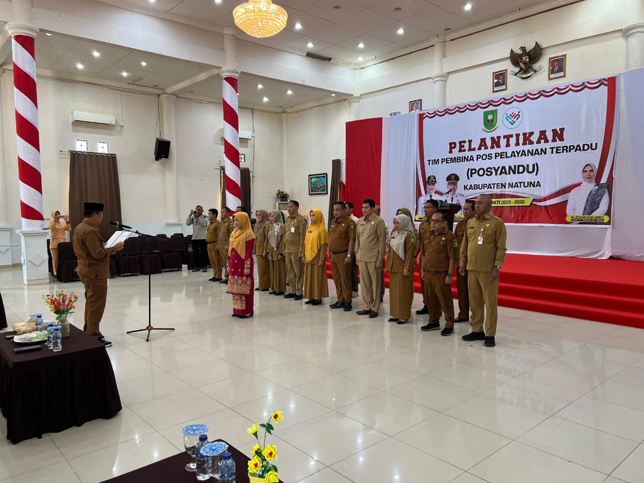 Tim Pembina Posyandu Kabupaten Natuna 2025-2030 Resmi Dilantik, Fokus pada Layanan Lintas Sektor