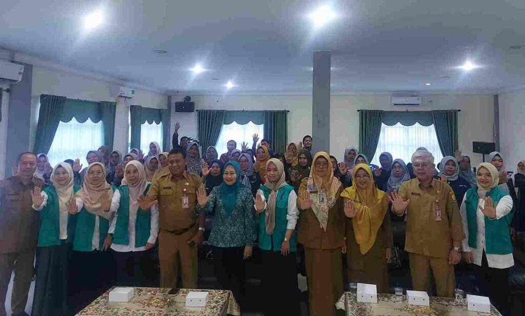 Kegiatan Peningkatan Kapasitas Tim Pendamping Keluarga di Aula Puskesmas Tanjungpinang, pagi tadi. (Ft kominfotpi)