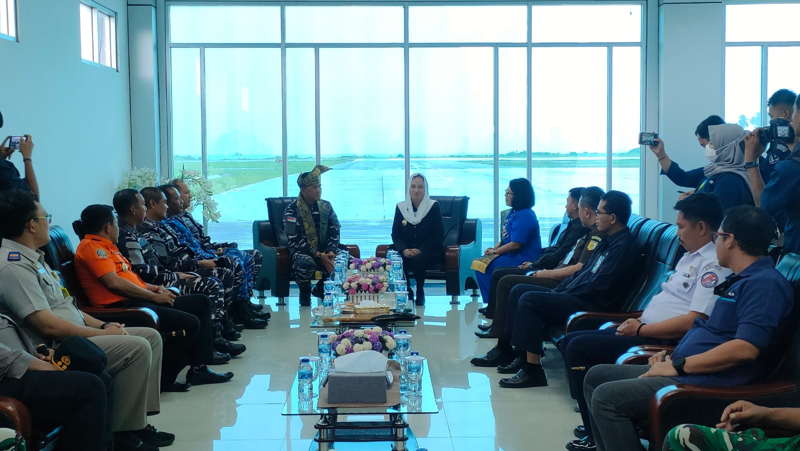 Bupati Natuna Sambut Kunjungan Kerja Komandan Pangkodaeral IV