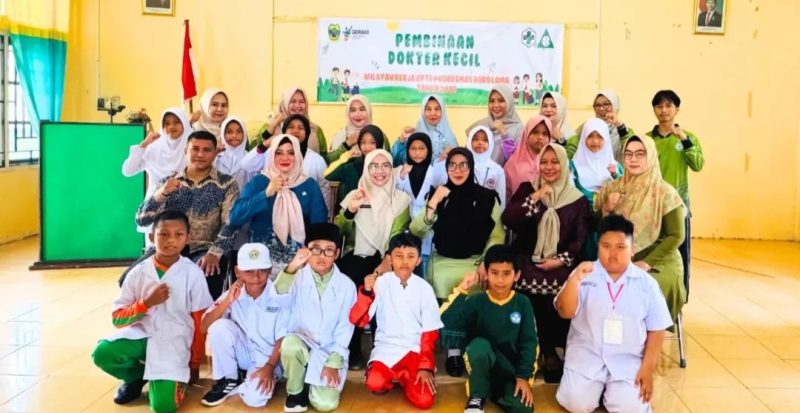 Puskesmas Dabo Lama Bekali Dokter Kecil dengan PHBS dan Dasar Pertolongan Pertama
