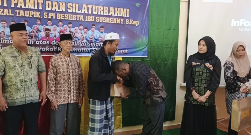 Enam Tahun Mengabdi, Tangis Haru Warnai Pamitan Febrizal Taupik di Singkep Barat