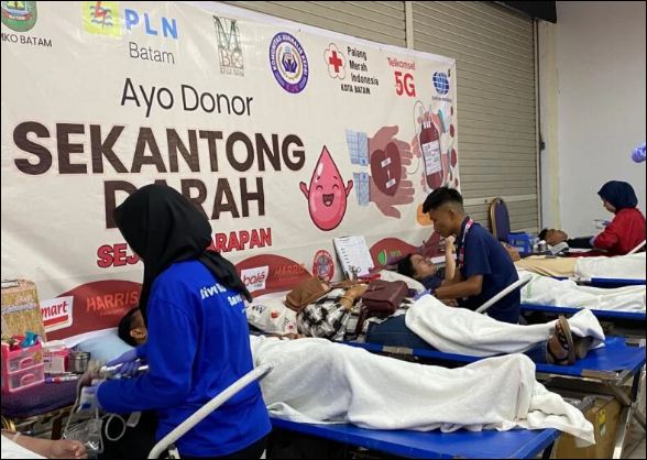 Sambut HPN 2026, Komunitas Jurnalis Kepri (KJK) Kumpulkan Ratusan Kantong Darah di Batam