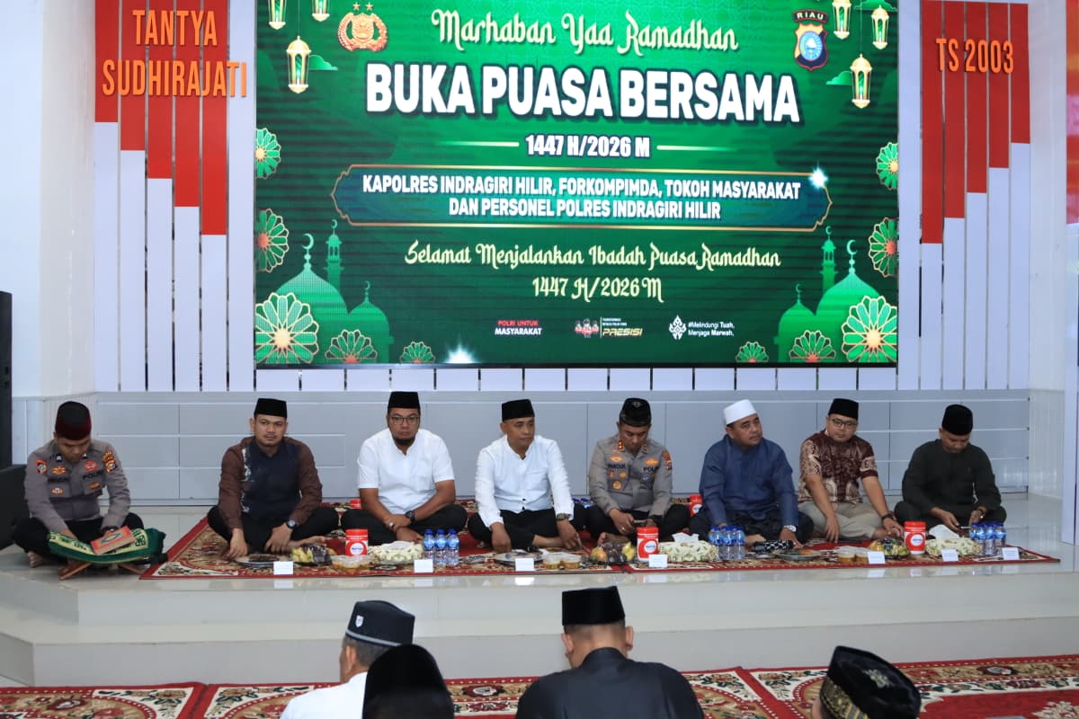 Polres Indragiri Hilir Gelar Buka Bersama dan Peringatan Malam Nuzulul Qur’an Ramadhan 1447 H