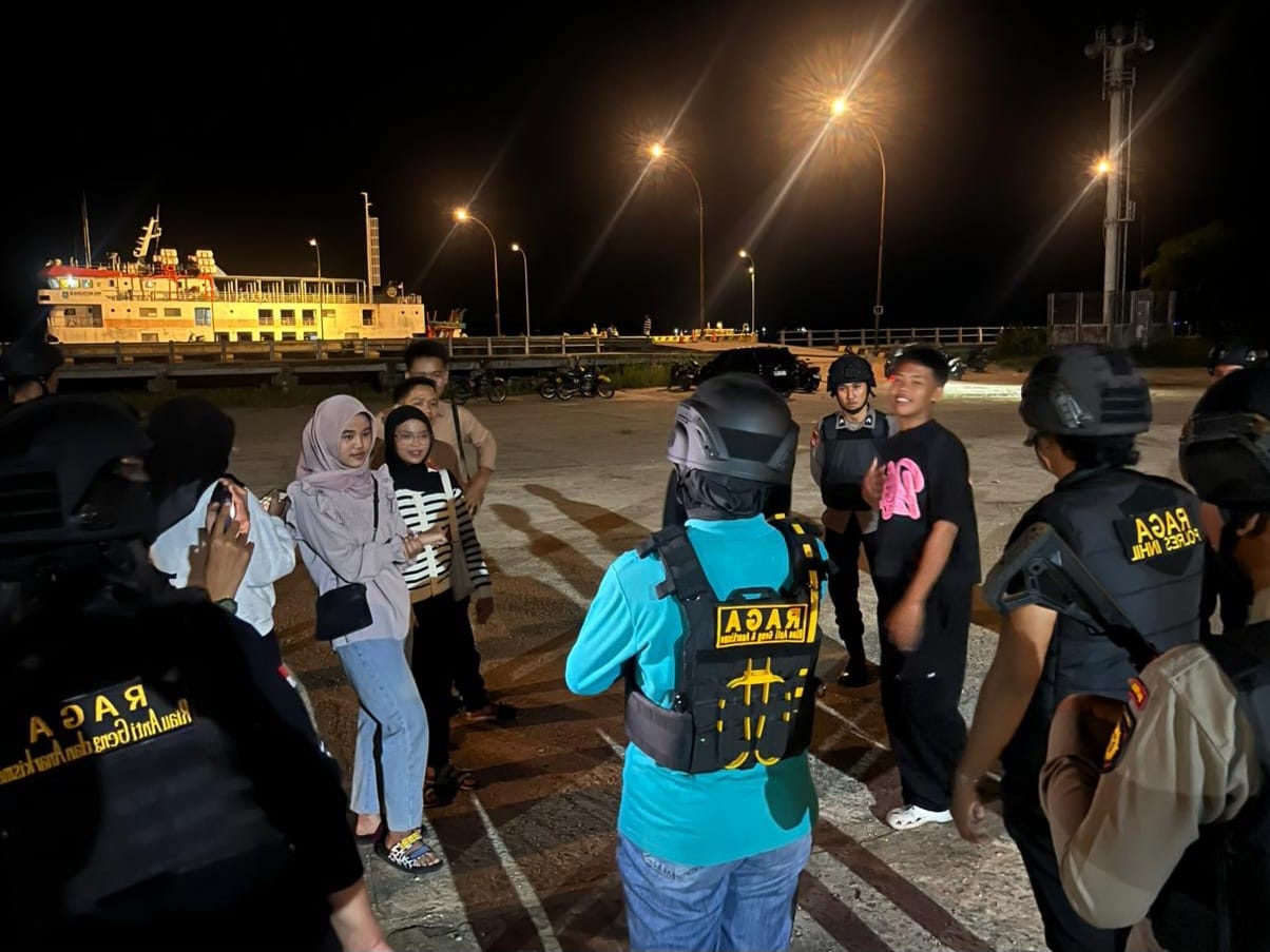 Tim RAGA Polres Inhil Optimalkan Patroli Dialogis, Antisipasi Premanisme dan Geng Motor